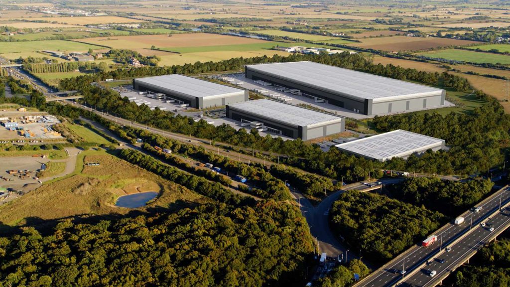 Indurent Park Brentwood is a 52-acre industrial and logistics development next to Junction 29 of the M25, with delivery scheduled by Q3 2031.