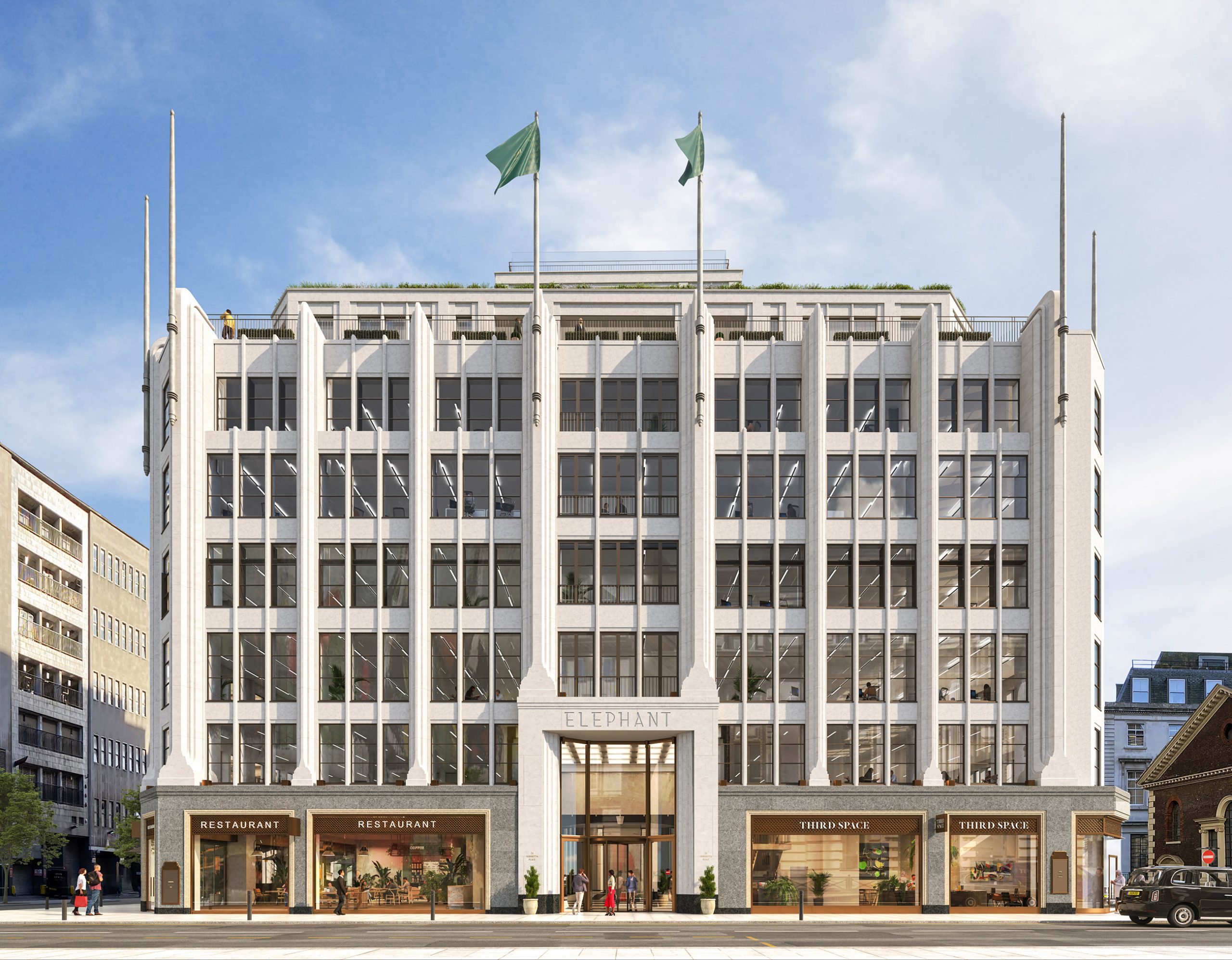 The Elephant, a sustainable mixed-use building in Oxford Street